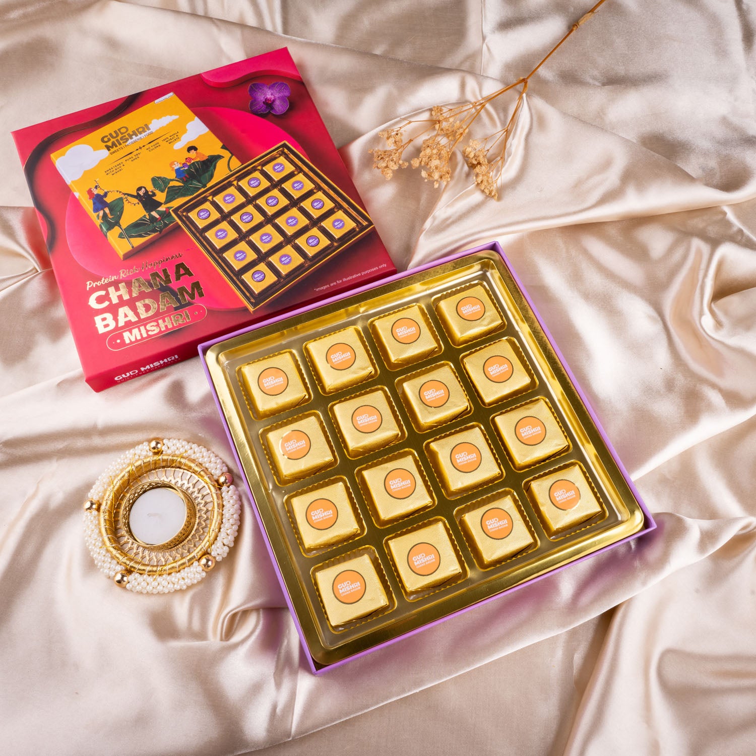 Chana Badam Bite Boxes