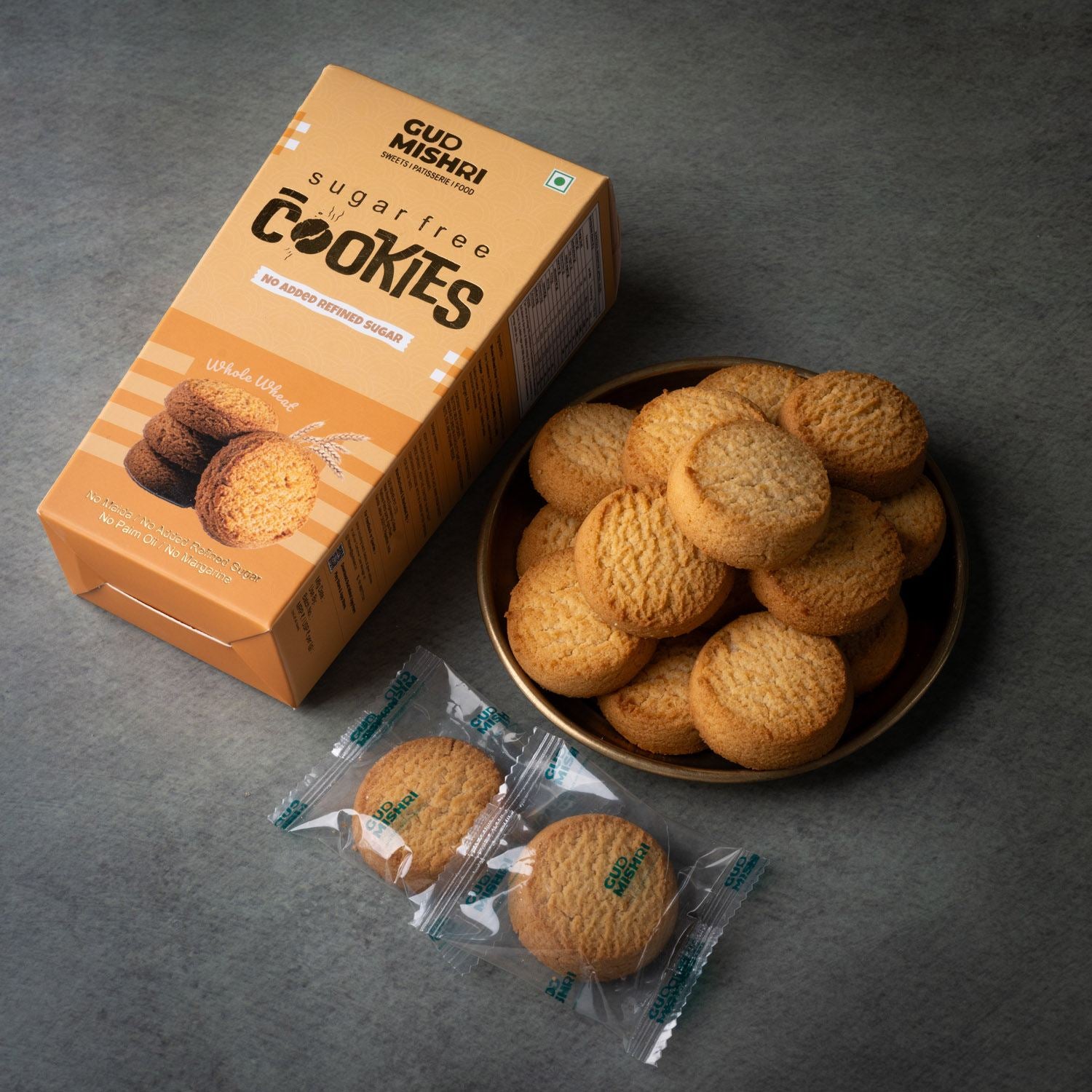 SugarFree Cookies (150gm) - Gud Mishri