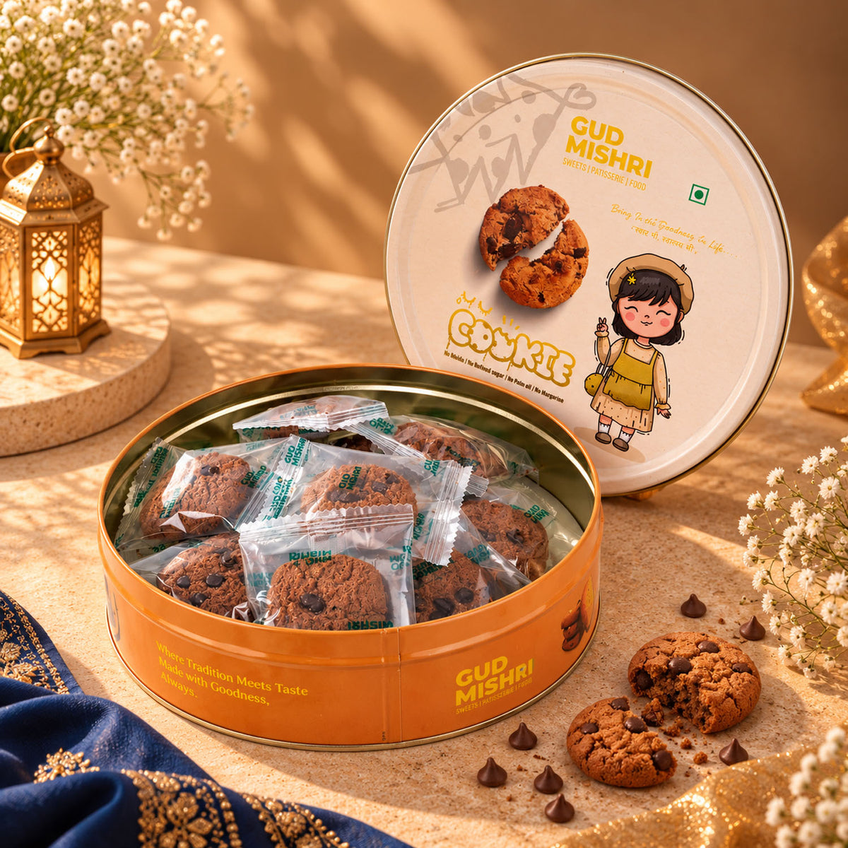 Chocochips Cookies Tin Box Gift Hamper (CTB-01)