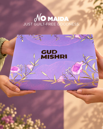 Cookies, Namkeen, Chana Badam Barfi, and Chocolate Gift Hamper (DGH-46)