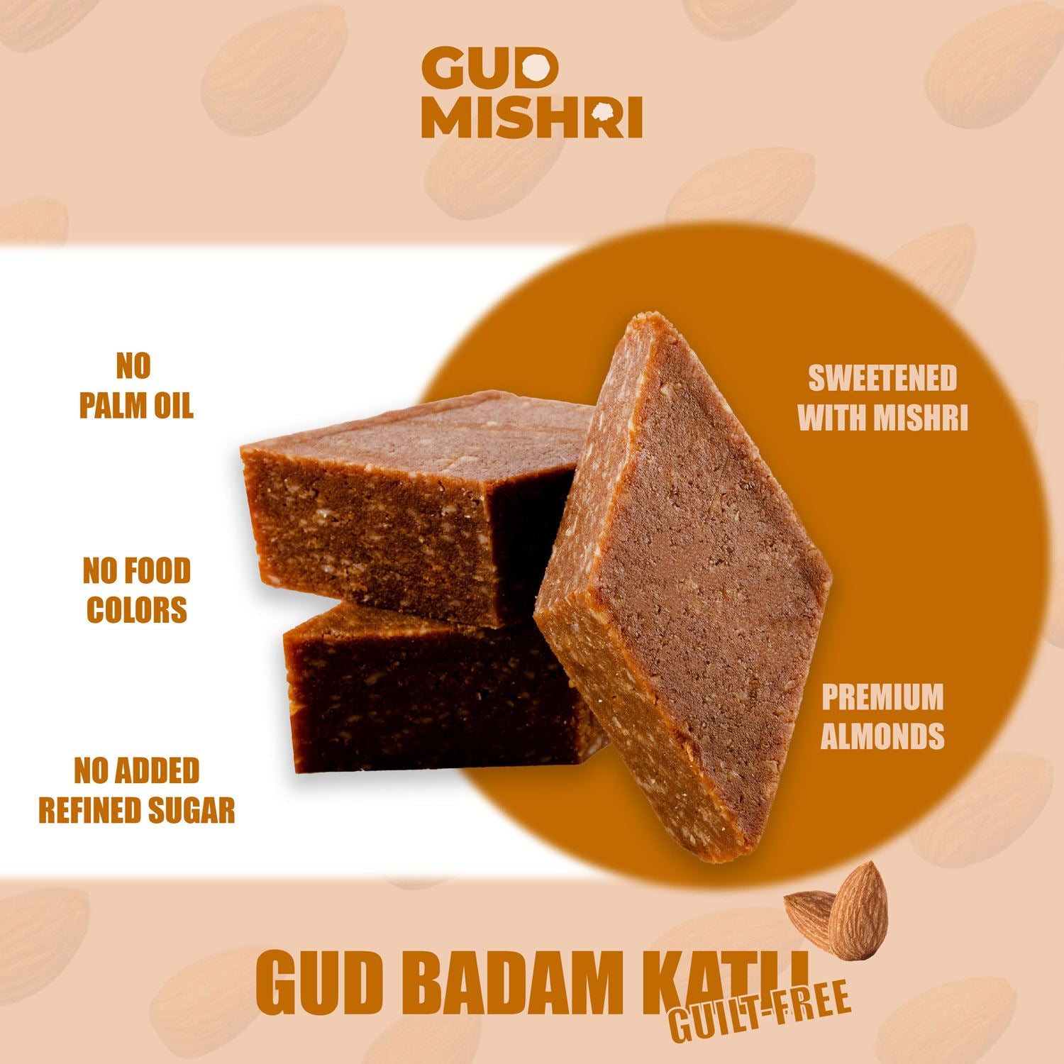 Gud Badam Katli - Gud Mishri