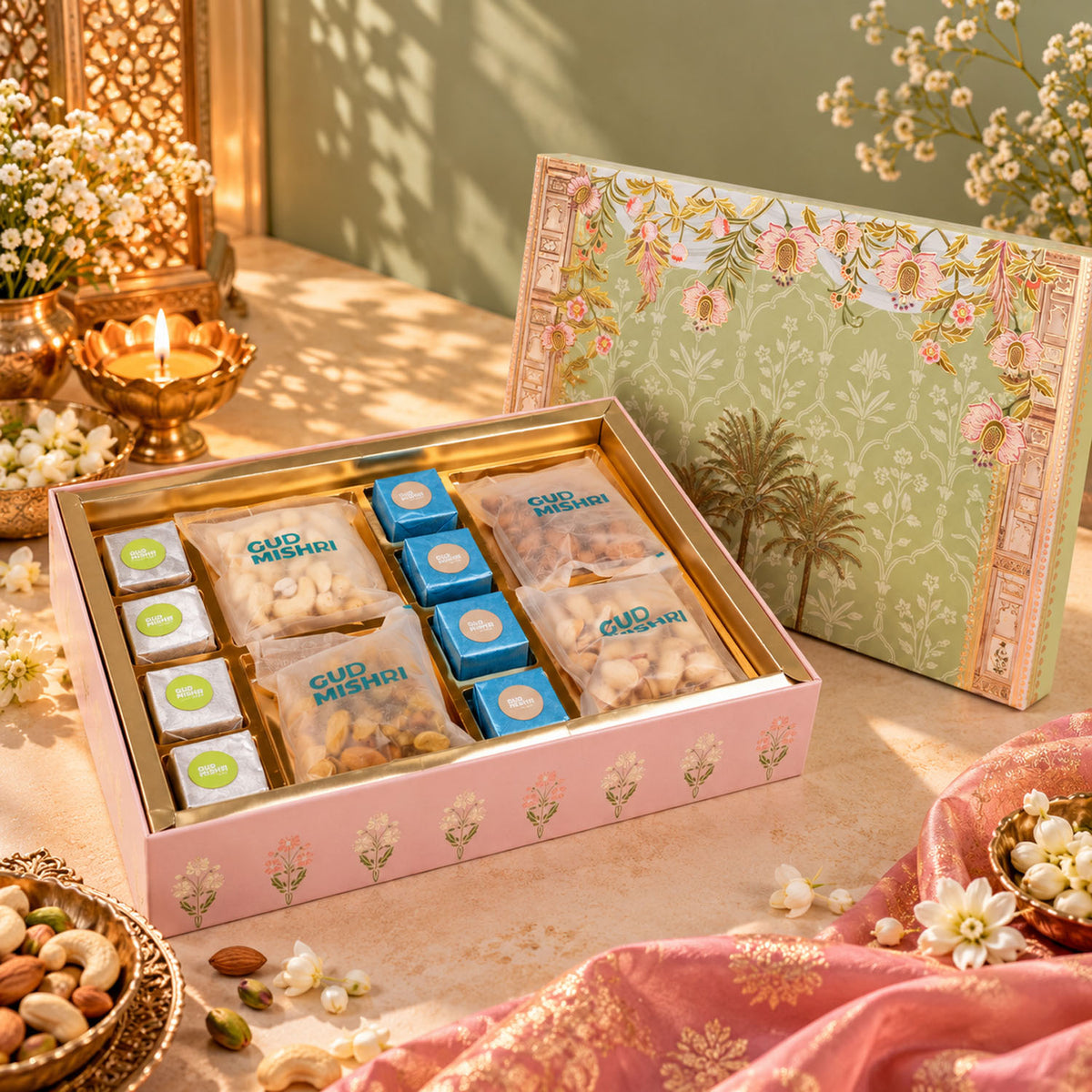 Kaju Choco Bites and Roasted Dryfruit Gift Hamper (DGH-40)