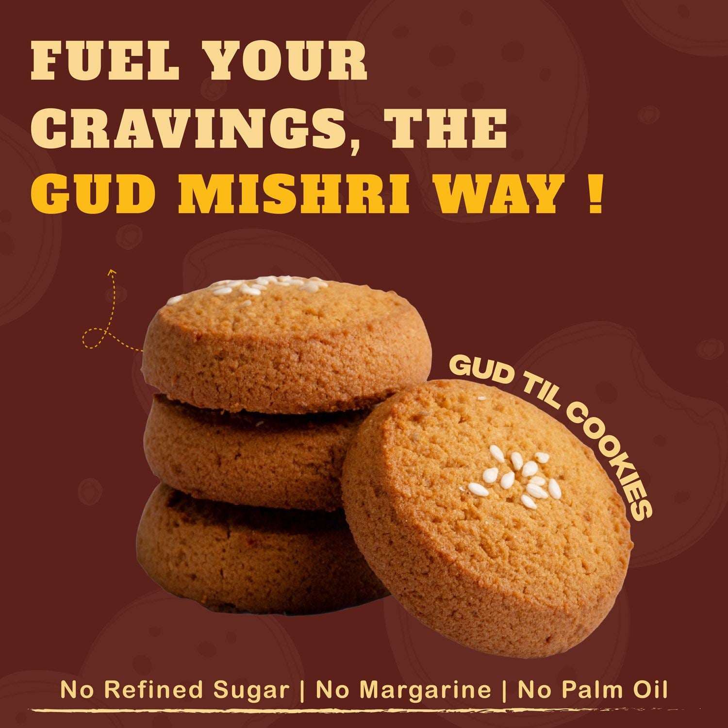 Gud Till Cookies (210gm) - Gud Mishri