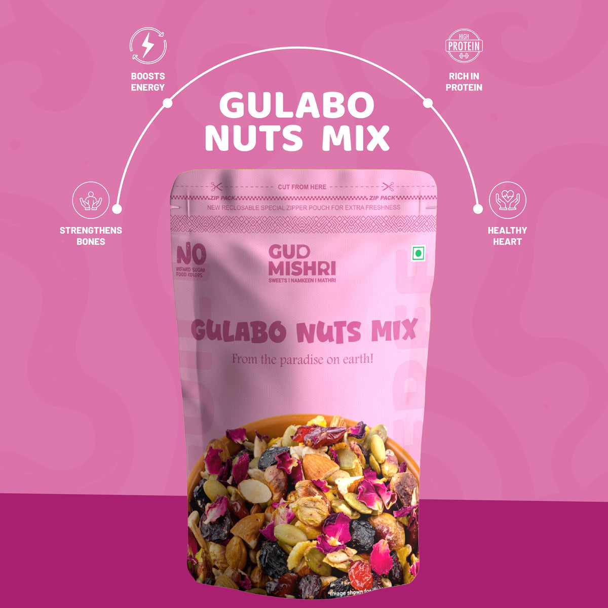 Gulabo Nuts Mix (200gm)