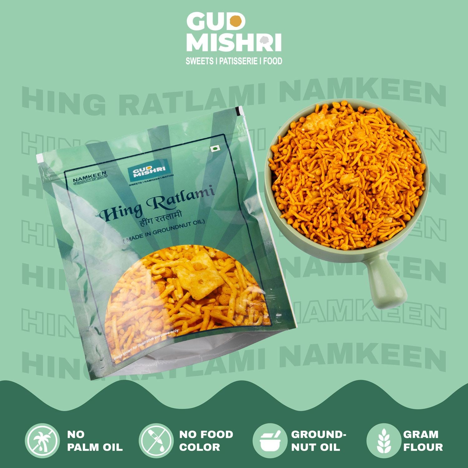 Hing Ratlami (400gm) - Gud Mishri