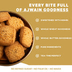 Ajwain Cookies (250gm) - Gud Mishri