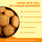 Ajwain Cookies (200gm) - Gud Mishri