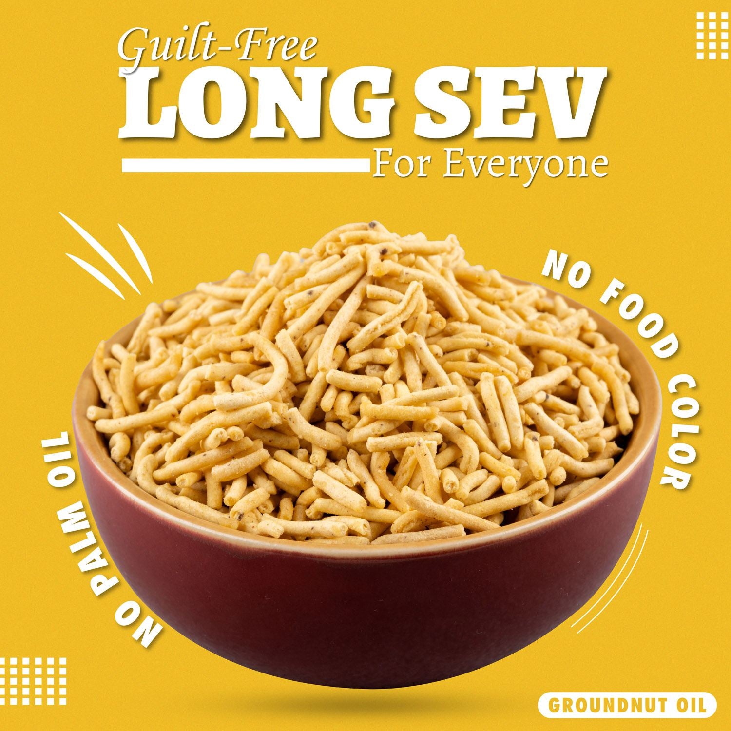 Long Sev (400gm) - Gud Mishri