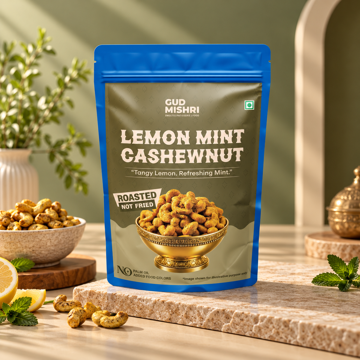 Lemon Mint Cashewnut (70gm)