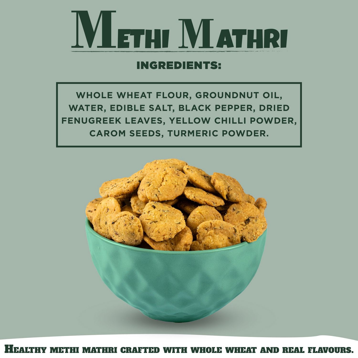 Methi Mathri (400gm) - Gud Mishri