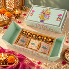Mix Roasted Cashew, Almond and Khajoor Delight Gift Hamper (DGH-38)