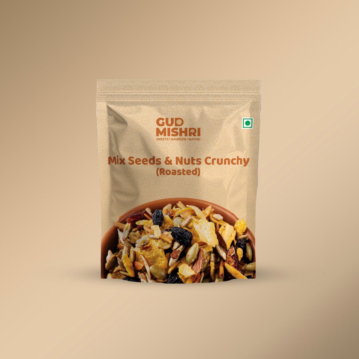 Mix Seeds & Nuts Crunchy (70gm) - Gud Mishri