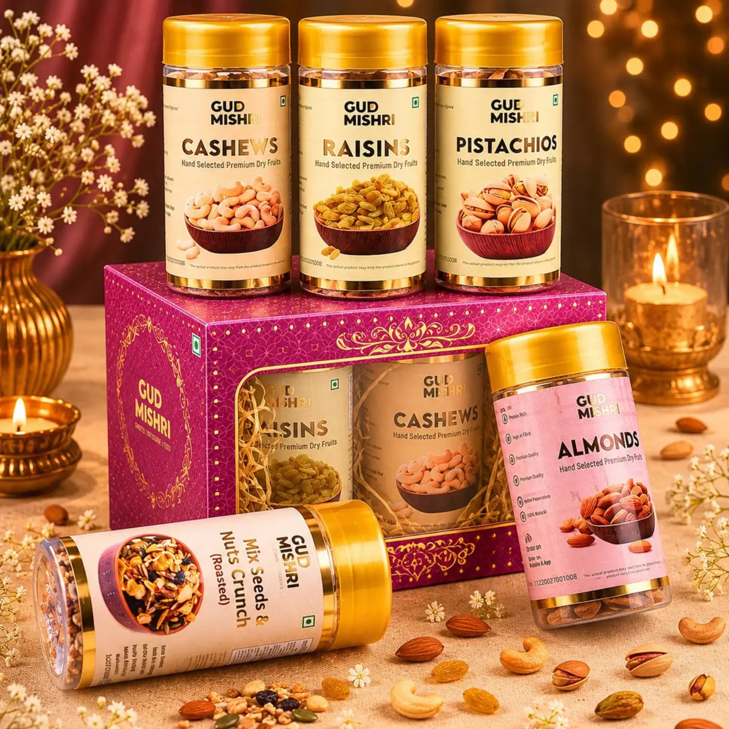 Gift Box - DFD | Kaju, Badam, Kismis, Pista, Mix Seeds Crunchy