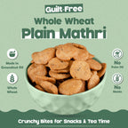Plain Aata Mathri-400gms - Gud Mishri