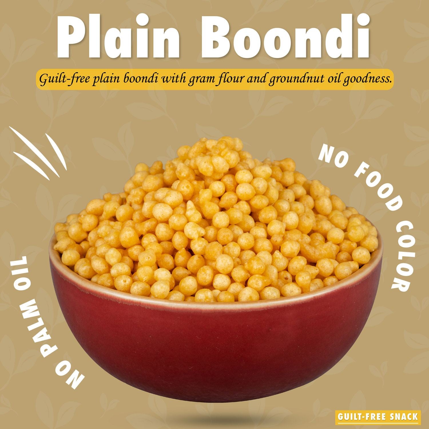 Plain Boondi (350gm) - Gud Mishri