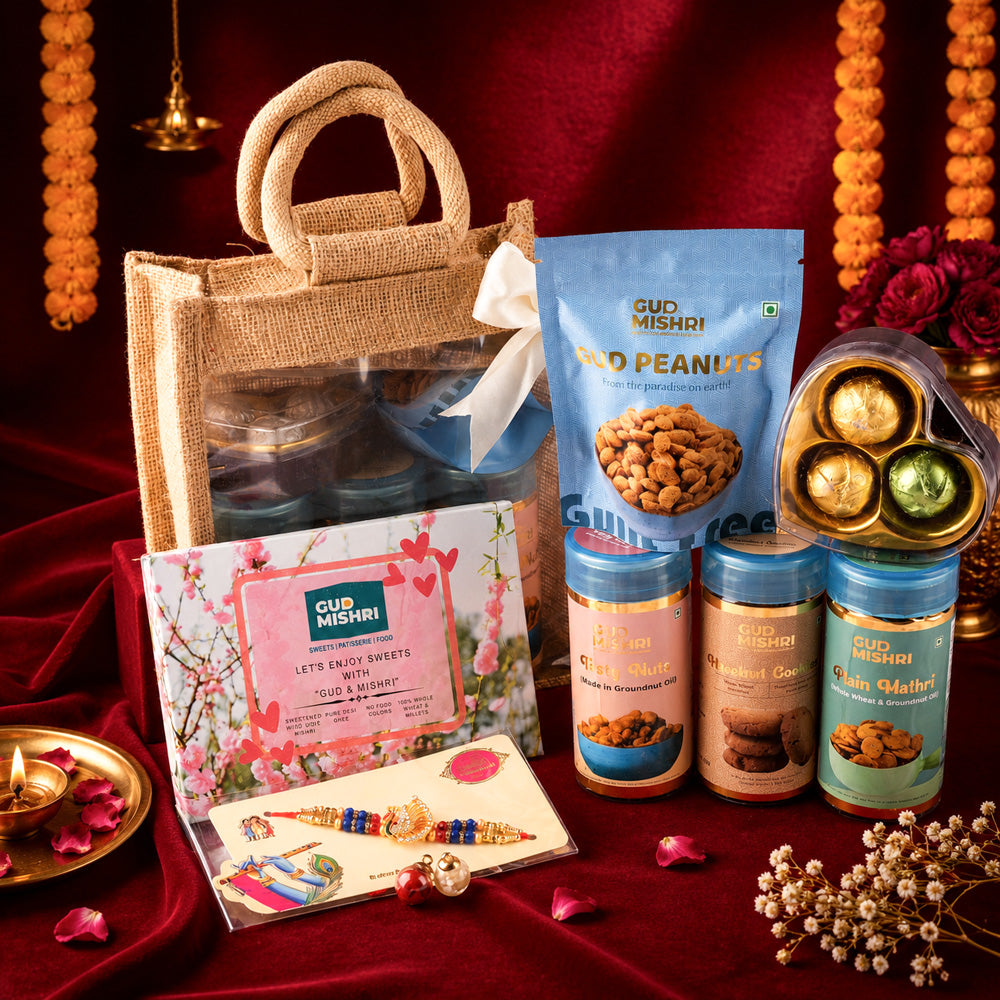 Rakhi Gift Hamper (Jute Bag-05)