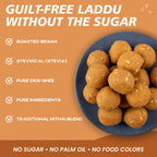 Besan Laddu (Sugar-Free) - Gud Mishri