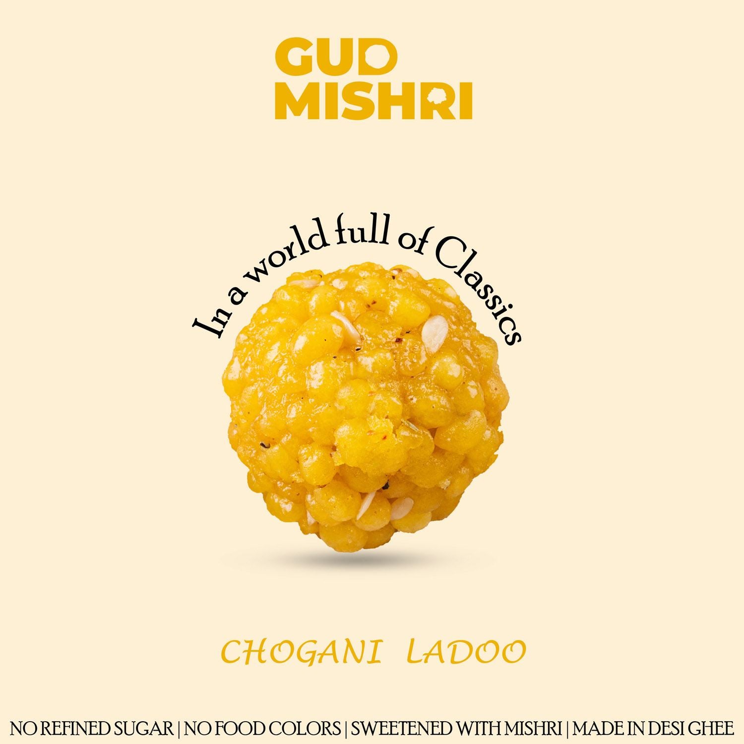 Chougani Laddu Mishri - Gud Mishri
