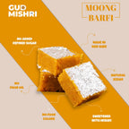 Moong Barfi Mishri - Gud Mishri