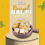 Nariyal Barfi Mishri Kesar - Gud Mishri