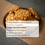Peanut Gud Cookies (150gm) - Gud Mishri
