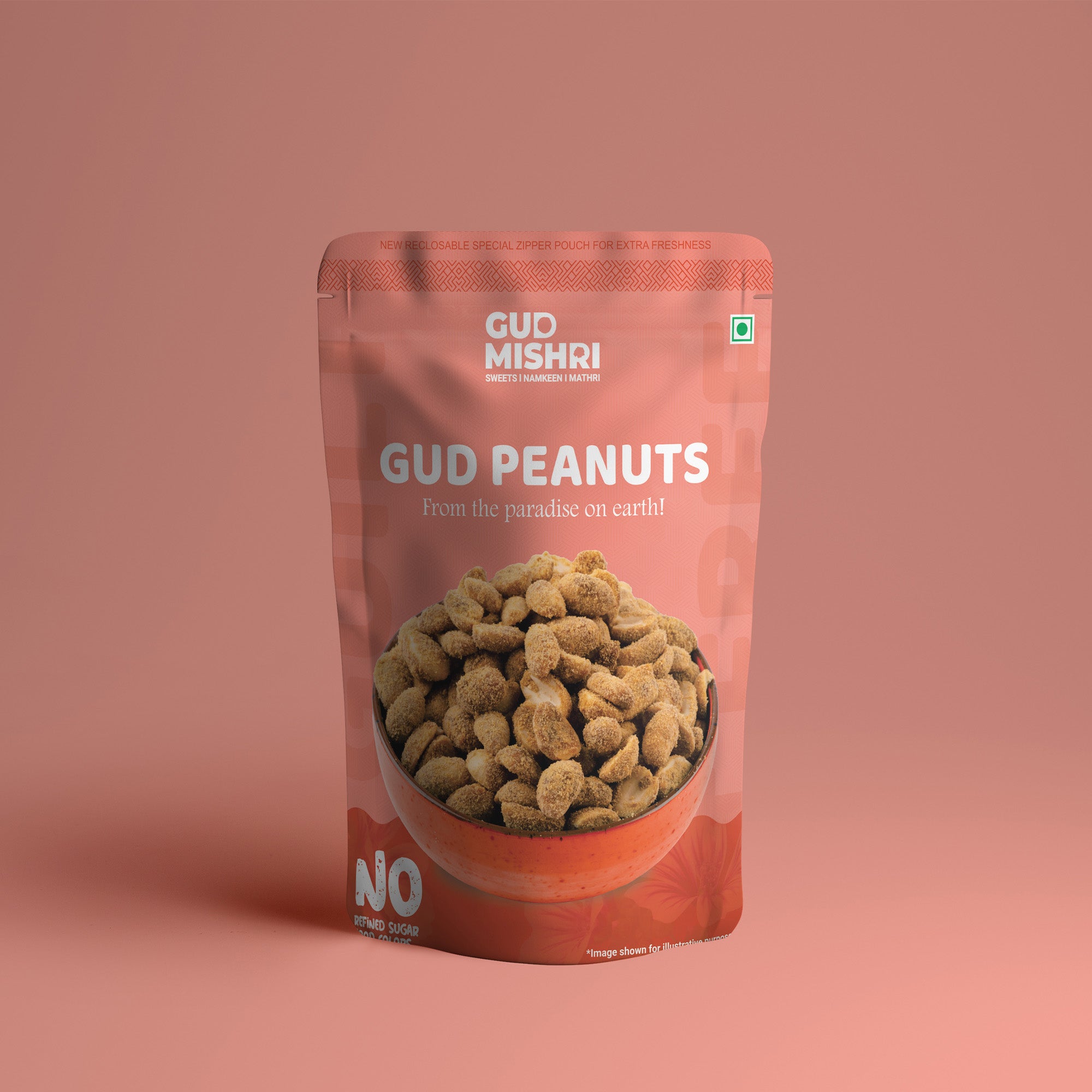 Gud Peanuts (200gm) - Gud Mishri