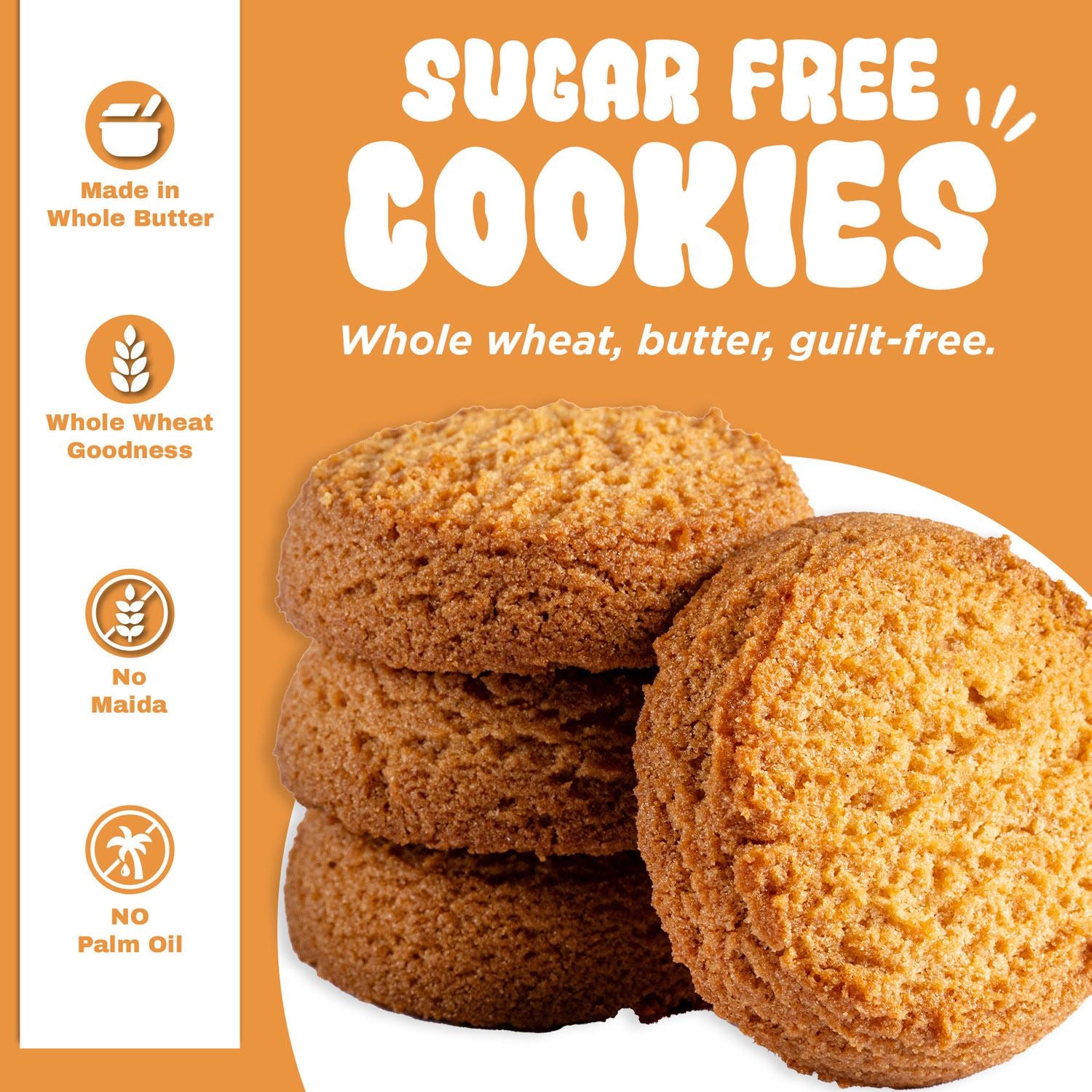 SugarFree Cookies (150gm) - Gud Mishri