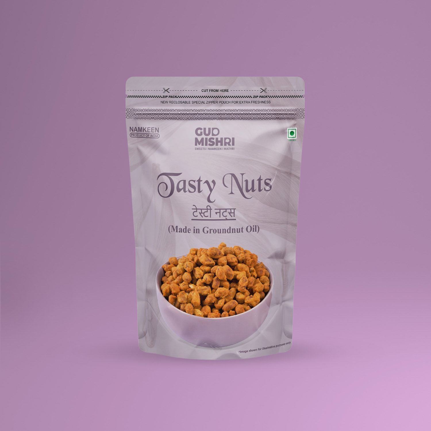 Tasty Nuts (400gm) - Gud Mishri